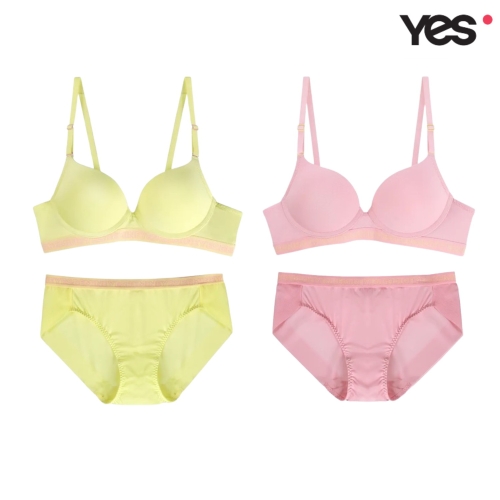 YES 소프트밴드 풀컵 브라 헴팬티 세트_YSWBZ273YSWPZ274