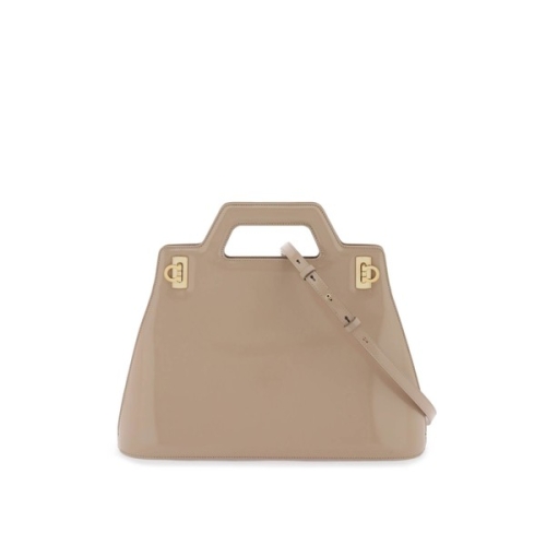 페라가모 SS24 SALVATORE WANDA HANDBAG BEIGE 2139610762498