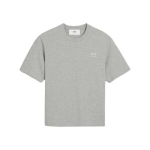  아미 로고 프린트 반팔 티셔츠_UTS024 726 [0951, 그레이]
