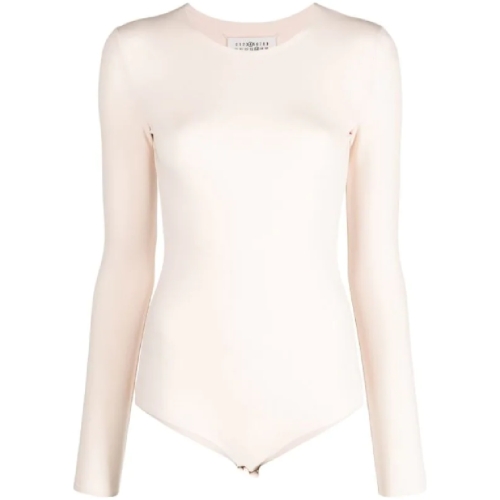 메종마르지엘라 라운드 넥 긴소매 바디수트 SI0NA0002S23976 T