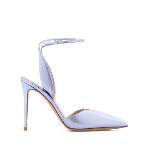 조르지오아르마니 105mm patent leather mules X1E956XF765 T