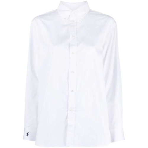 폴로랄프로렌 여성 버튼 프런트 긴소매 셔츠 211891422001 T