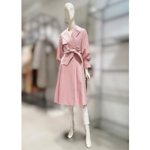 SI 핀턱 퍼프소매 슬림 트렌치코트 NAB2610a