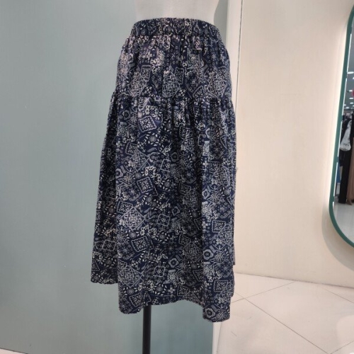 SOOS 모모 페즐스커트 S241BSK4Z1 /네이비