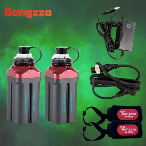 바낙스  조조피싱 에이네트 방짜 수류탄 배터리 AN-3500D 2개세트 배터리 2 가방 2 충전기 케이블 3500D 전용