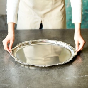 모타 바로크 타원형트레이 42