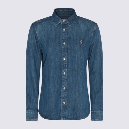 폴로랄프로렌 여성 블루 데님셔츠 211899526 001