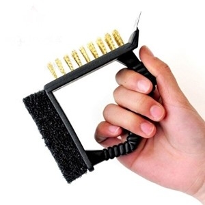 알티피아  석쇠세척브러쉬 불판청소솔 화로 그릴 캠핑 바베큐 W887BA9