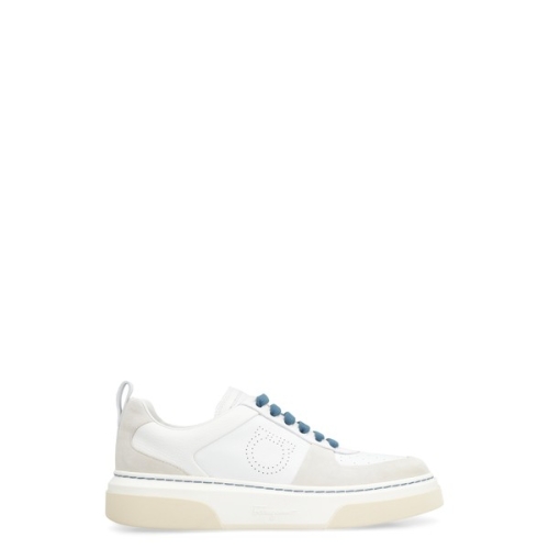페라가모 SS23 스니커즈 Leather low-top sneakers White 030346 758141