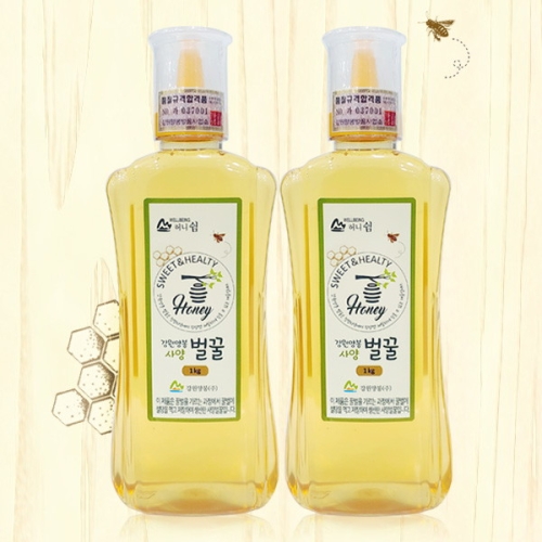 강원양봉 강원山 아카시아 벌꿀 1kg