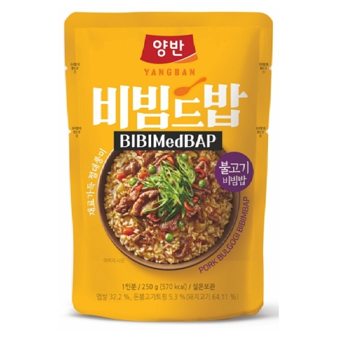 동원F&B 양반 비빔드밥 불고기비빔밥 250g (포켓) [1개] - 에누리 가격비교