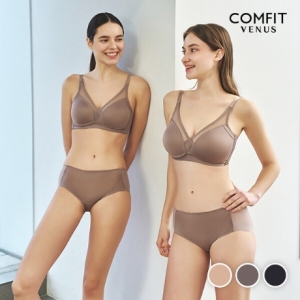 비너스 에브리데이 세미보정 노와이어 브라팬티 세트_SSET788
