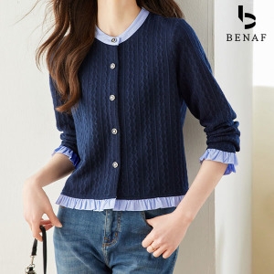 베나프 드라마 프릴 가디건_BI1GD001
