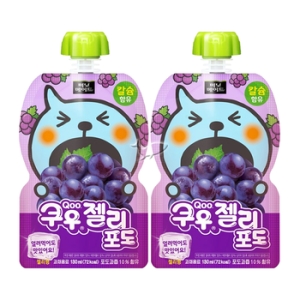 코카콜라음료 쿠우 젤리 포도 130ml