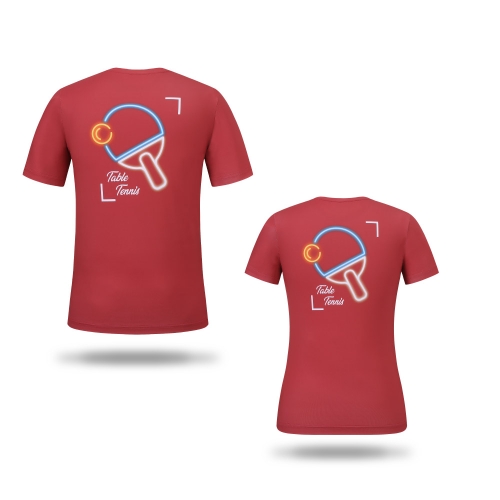 환스포츠 지오코 TRT-14020 네온라켓 버건디 여성 반팔 티셔츠 배드민턴의류 탁구복 TRT14020 네온라켓 버건디 -F85