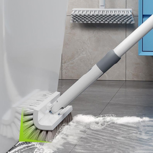 웰홈  욕실청소솔 V형 화장실 바닥 틈새 브러쉬 길이조절 헤드분리 베란다 모서리 다용도 청소솔
