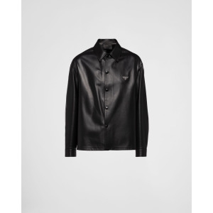 프라다 나파 가죽 셔츠 블랙 UPC199 1WDV F0002 S 231