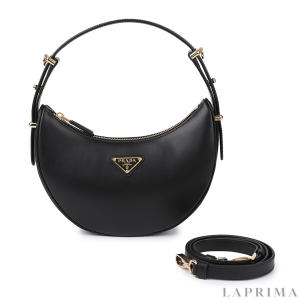 프라다 라프리마 아르케 가죽 숄더백 블랙_1BC194-ASK-F0002