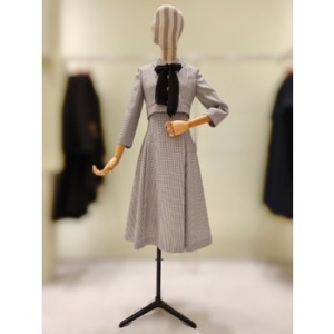 라인(LINE) N671 크롭 자켓 리본 타이 원피스 NWOPOD0900