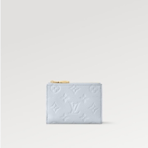 루이비통 여성 리사 월렛 모노그램 지퍼 코인 카드지갑 블루_M83587