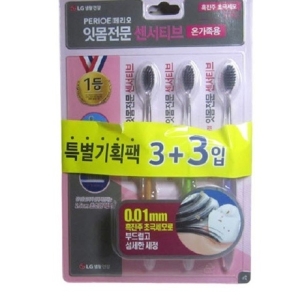 LG생활건강 페리오 센서티브 흑진주 초극세모 칫솔