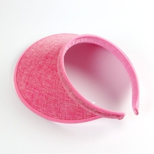 15D9EF 핑크 썬캡 봄 여름 가을 넓은 챙모자 분홍 모노 선캡