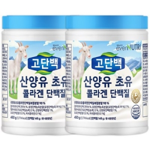 에버뉴트리 고단백 산양유 초유 콜라겐 단백질 450g