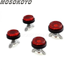 바이크 볼트 번호판 반사판 범용 20MM 볼트 자동 접착 후면 반사 혼다 CB500X CB500F ADV350 CB 728469