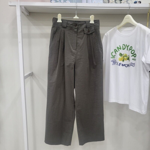 꼼빠니아 핀턱 와이드 팬츠/CAEU4-WPL930A