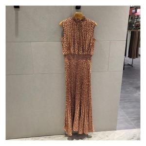 제시뉴욕 NC08 민소매 패턴 롱 원피스 JB55NSOP256S