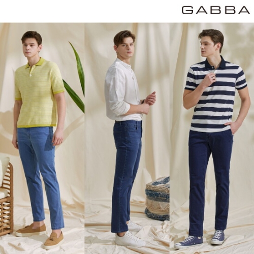 가바 GABBA 썸머 라이트쿨 테이퍼드핏 남성 데님 3종