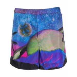 발렌티노 가라바니 그래픽 프린트 스윔 쇼츠 VUH02880T T 74528416