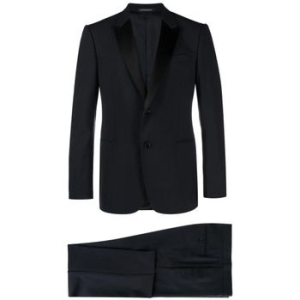 엠포리오아르마니 피크드 라펠 울 혼방 수트 01VMOP01506 T 74582389