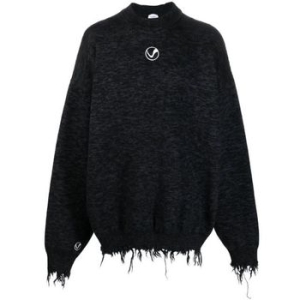 VETEMENTS 로고 자수 긴소매 스웨트셔츠 UE63KN460B T 74523634