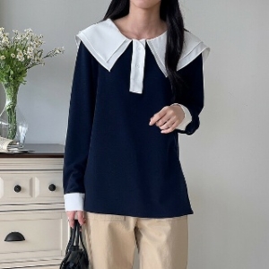 아이우먼 세일러카라블라우스 IRP031M403 빅사이즈 트렌디 감성의 스마트한 쇼핑공간