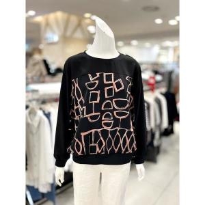 트리아나 소고 세이브존01 라운드 프린트 블라우스 AJ3BA03-3 S10740050