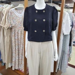 오버톤 DP01 여름 더블 퍼프 크롭 재킷 OBJF535 S8785134