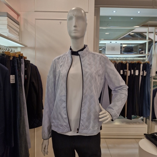 Superior 이월 여름 상품 입고 세일전판 프린트물 허리 스트링 홑겹 여성 바랍막이 골프점퍼 LCA6201 인천논현 네이비 95 1개 95