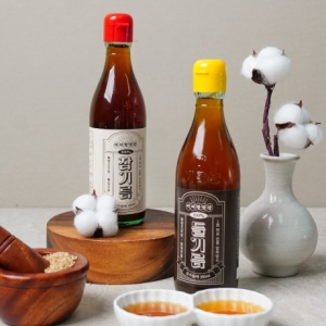 순수 100% 통들깨 들기름 350ml