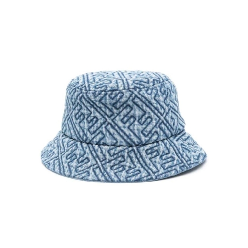 펜디 FF 데님 버킷햇 FXQ977AOIR F0RU7