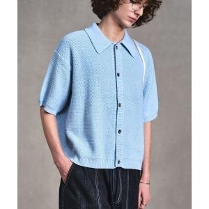 엘무드 LMOOD 트위디 하프 니트 가디건 스카이블루 L4AN0001SB 256743