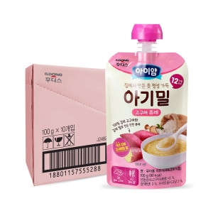 아이얌 아기밀 고구마 퓨레 100g
