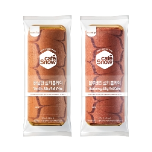 삼립  1A등급 원유로 만든 냉동 롤케익 2종 2봉 바닐라롤/블루베리롤