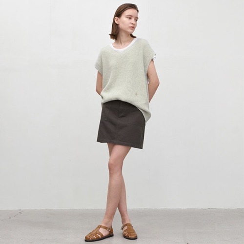 나인 SK-4934 ESSENTIAL VALIO COTTON MINI SKIRT