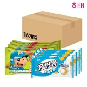 해태제과  홈런볼 초코 41g 8개 + 소금우유 41g 8개