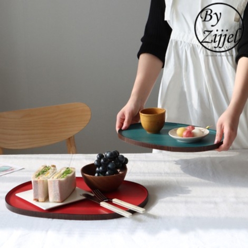 앳센셜 삼베 옻칠 컬러트레이 풀세트 5P