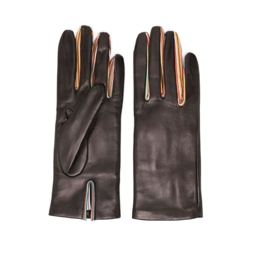 폴스미스 스트라이프 디테일 가죽 장갑 W1A430GLL659 T