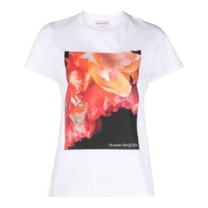 알렉산더맥퀸 Alexander Mcqueen 758060 QZAJ1 0900 익스플로디드 페탈 티셔츠