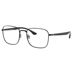 레이밴 Ray-Ban Rx6469 사각 처방 안경 프레임 블랙/데모 렌즈.-184