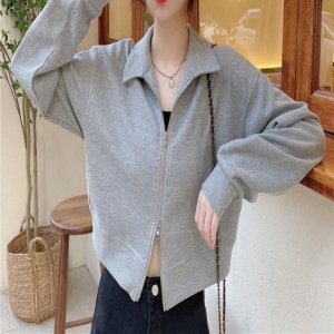 오노마 ONM 여성 데일리룩 투웨이 더블지퍼 니트 집업 14392274